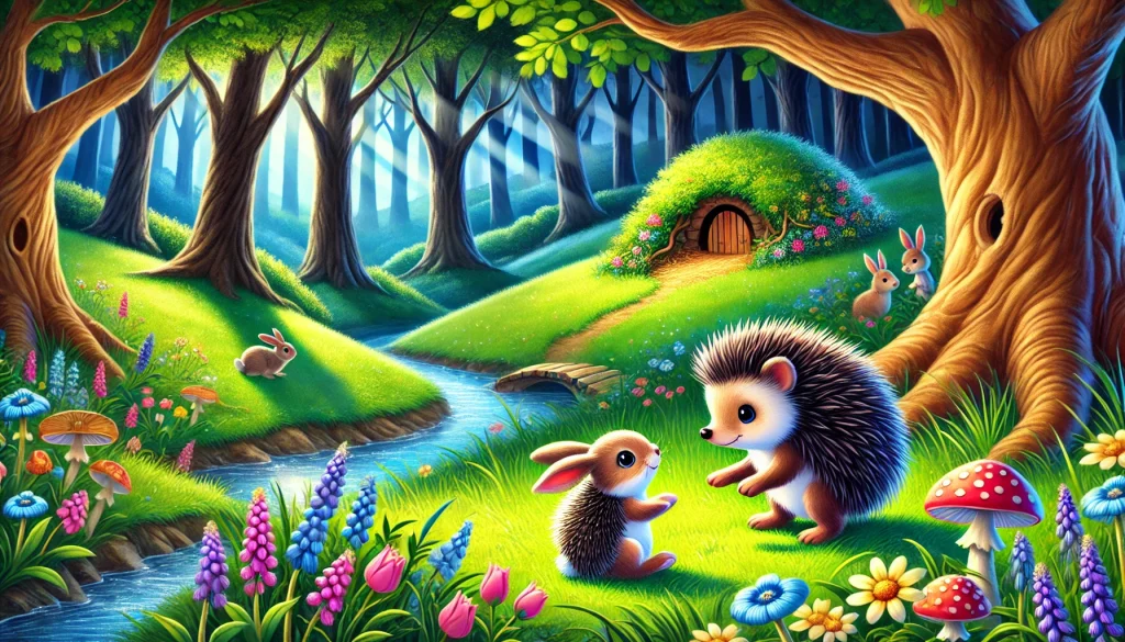 Brave little hedgehog, Scary stories for kids